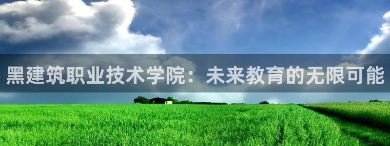 和记增值官网：黑建筑职业技术学院：未来教育的无限可能
